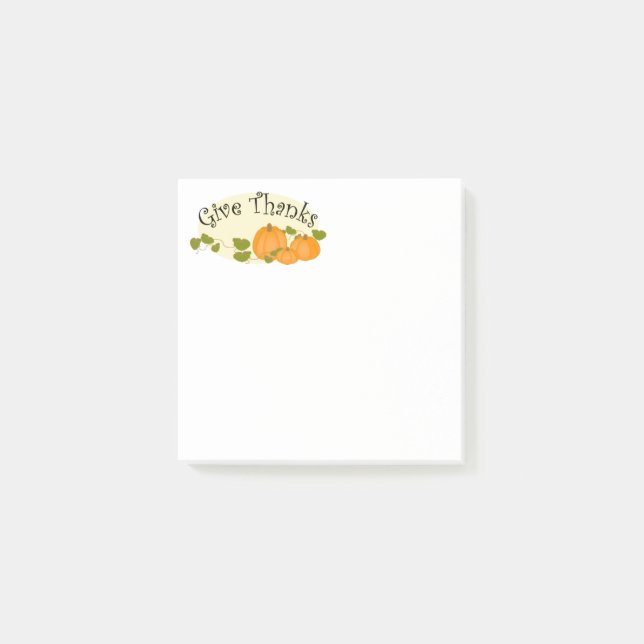Post-it® Courrier--Notes de thanksgiving (Devant)