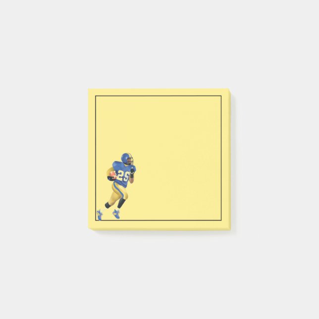 Post-it® Courrier--Notes du football (Devant)