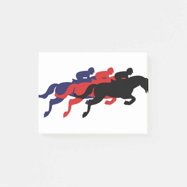 Post-it® Courses de chevaux (Devant)