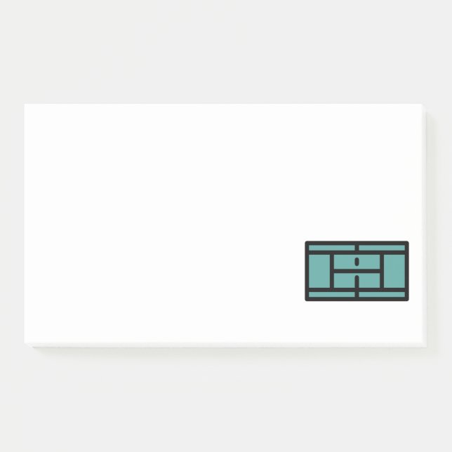 Post-it® court de tennis (Devant)