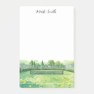 Post-it® Court de tennis aquarelle