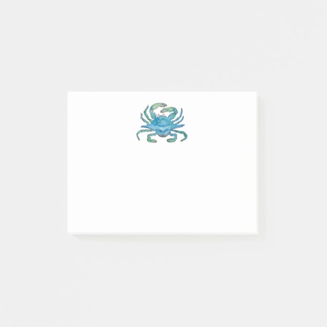 Post-it crabe aquarelle (Devant)