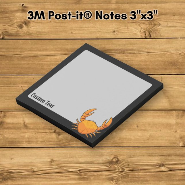 Post-it® Crabe orange (Créateur téléchargé)