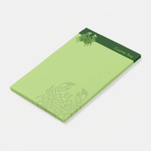 Post-it® Crabe vert Nœud celtique