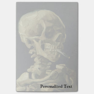 Post-it® Crâne de Van Gogh   avec la cigarette brûlante