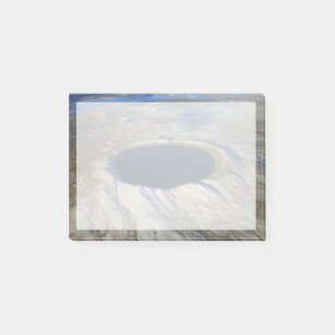 Post-it® Cratère aérienne Pingualuit, Québec, Canada.