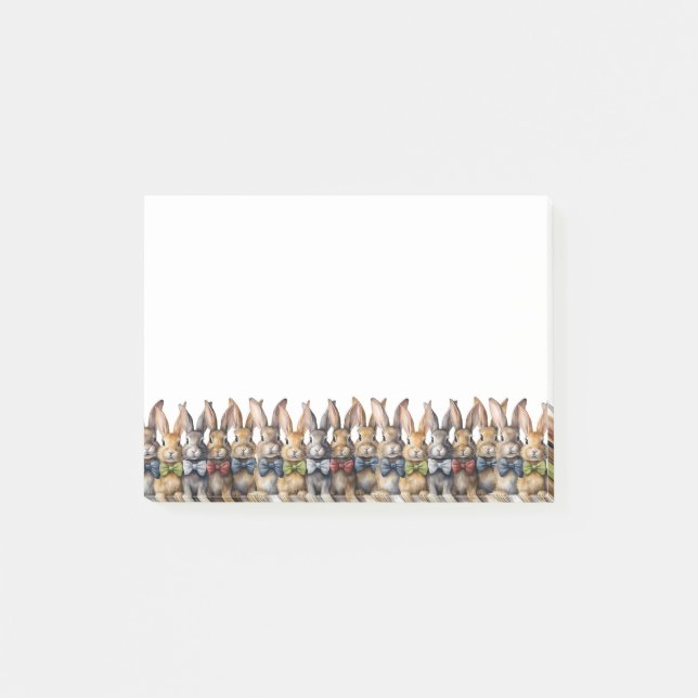 Post-it® Cravate d'aquarelle chabot (Devant)