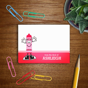Post-it® Crayon rose Personnalisé