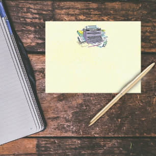 Post-it® Crayon vintage de papier de machine à écrire des