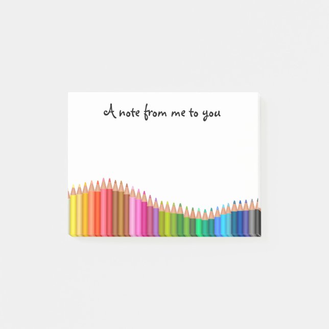 Post-it® Crayons colorés (Devant)
