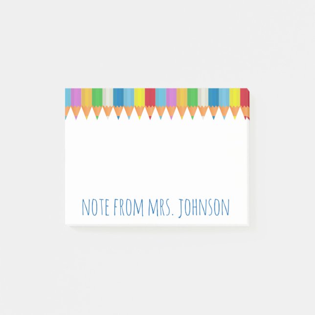 Post-it® Crayons colorés 2 (Devant)