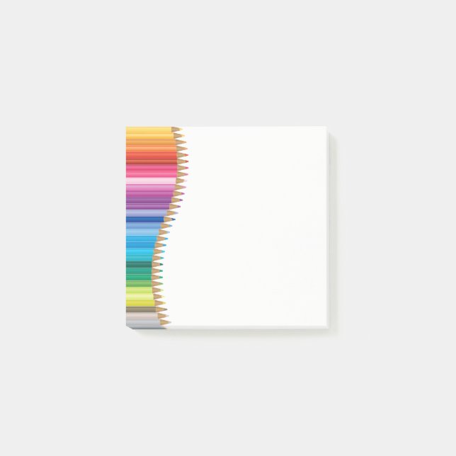 Post-it® Crayons Courrier--Note-Colorés (Devant)
