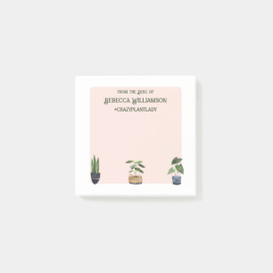 Post-it® #crazyplantlady  Depuis le bureau de papeterie per