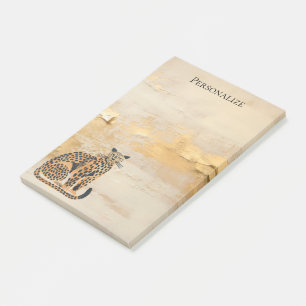 Post-it® Cream Gold Leopard Animal