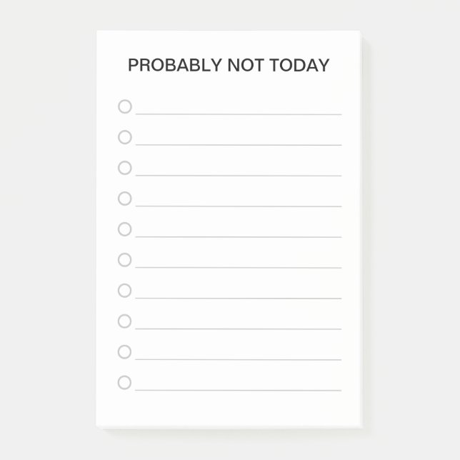 Post-it® Créateur de liste drôle (Devant)