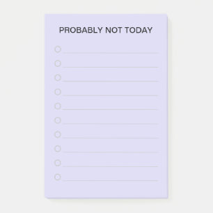 Post-it® Créateur de liste violette amusant