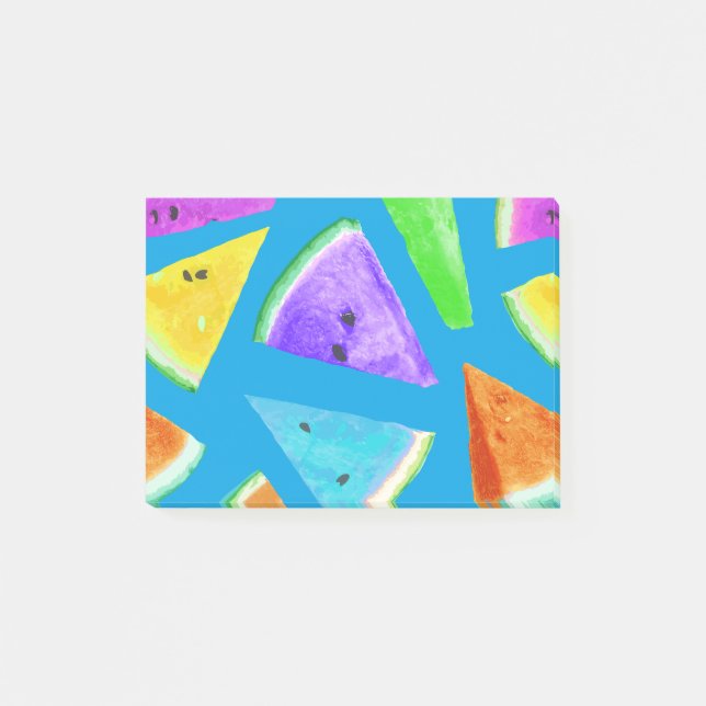 Post-it® Création de Motif de pastèque 10 (Devant)