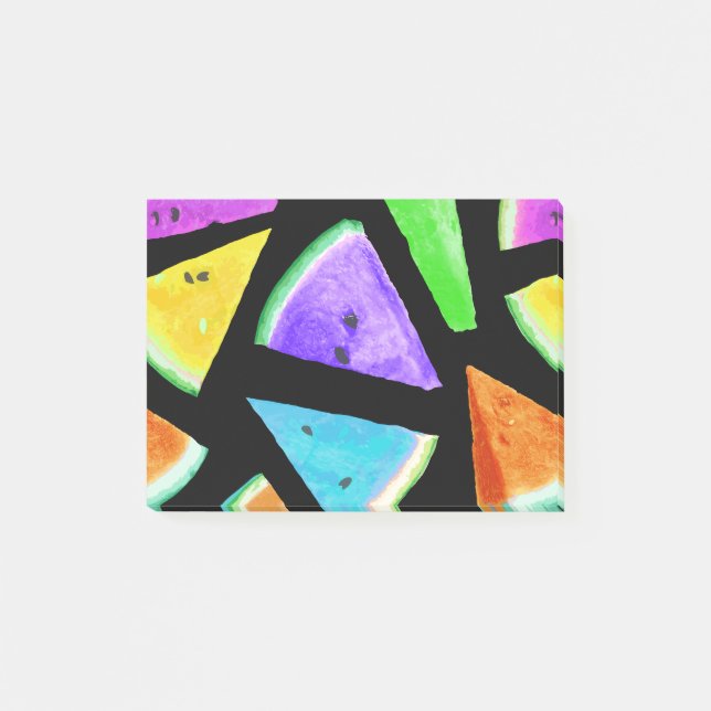 Post-it® Création de Motif de pastèque 7 (Devant)