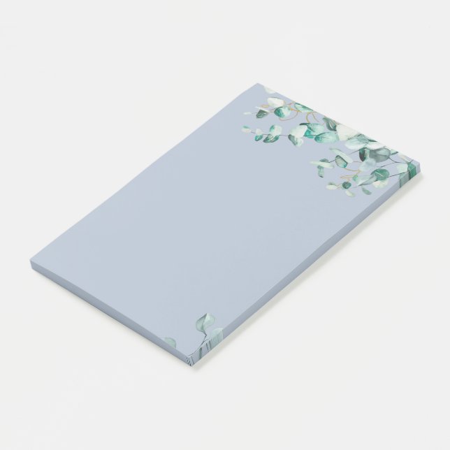 Post-it® Créez vos propres Feuilles Dusty Blue Eucalyptus (Incliné)
