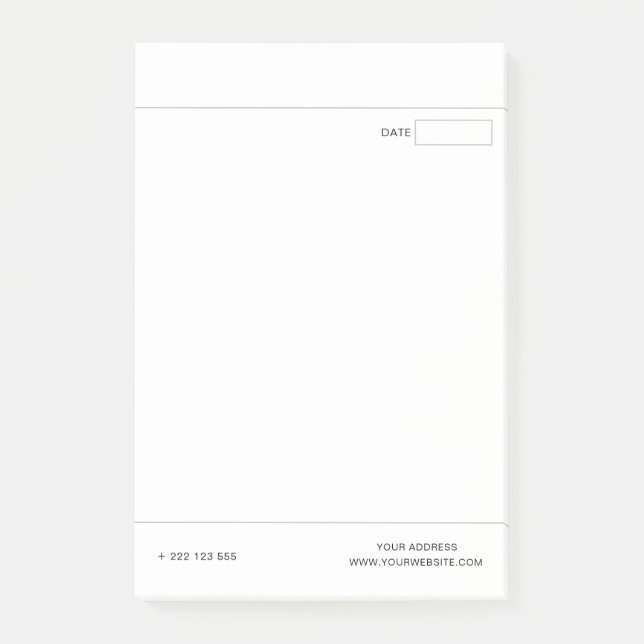 Post-it® Créez Votre Propre Blanc (Devant)