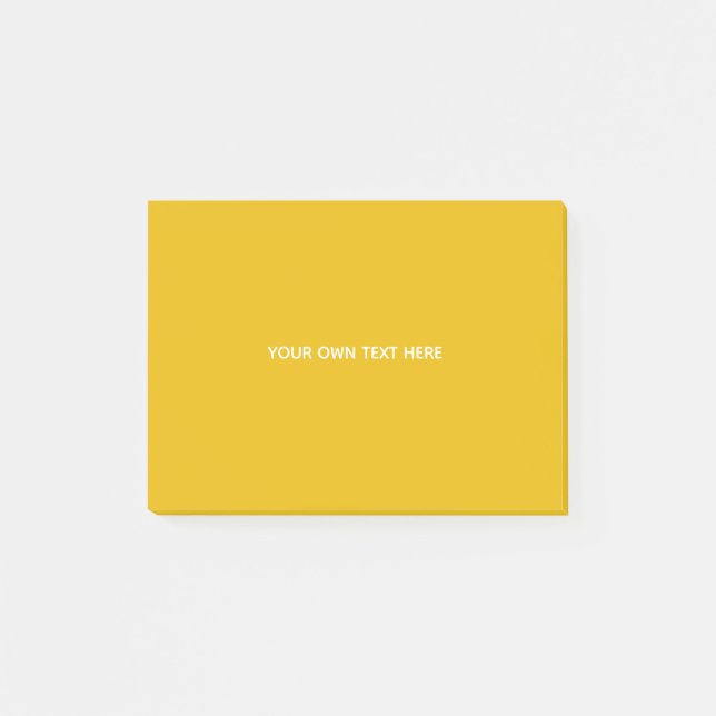 Post-it® Créez Votre Propre Conception Personnalisée Jaune (Devant)