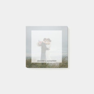 Post-it® Créez votre propre couple de jeunes mariés photo m