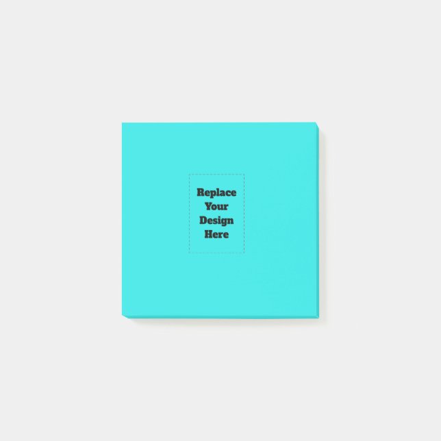 Post-it® Créez votre propre cyan (Devant)