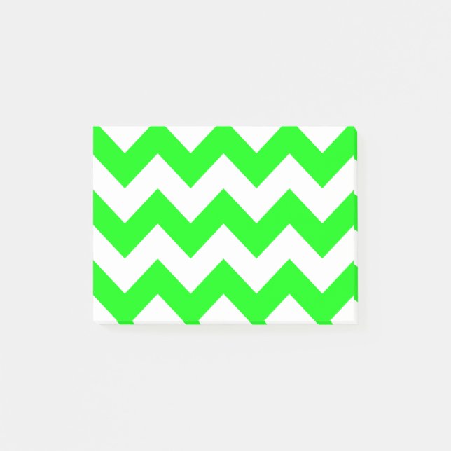 Post-it® Créez votre propre Motif Zigzag Big Lime (Devant)