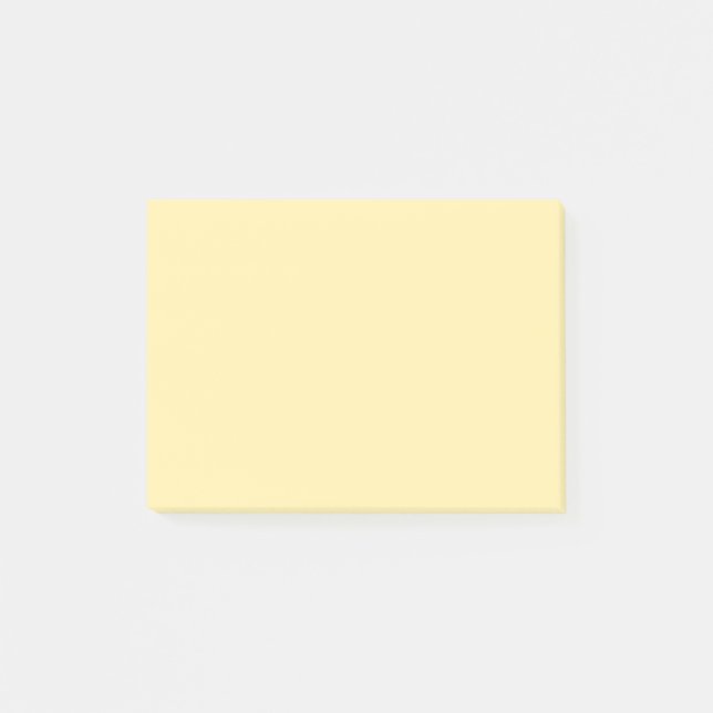 Post-it® Crème au Beurre Couleur Uni (Devant)