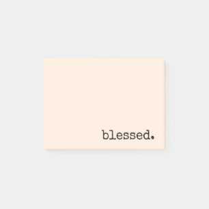 Post-it® crème de typographie bénie