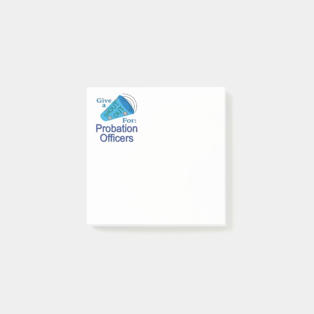 Post-it® Criez pour les agents de probation (Devant)