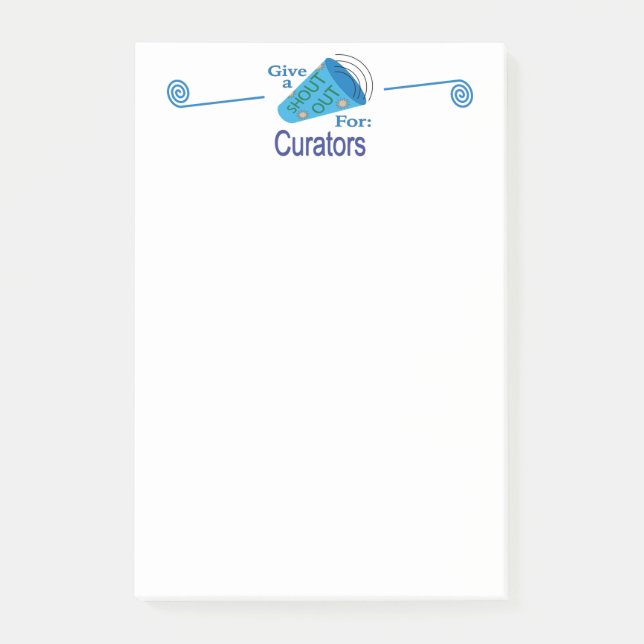 Post-it® Criez pour les conservateurs (Devant)
