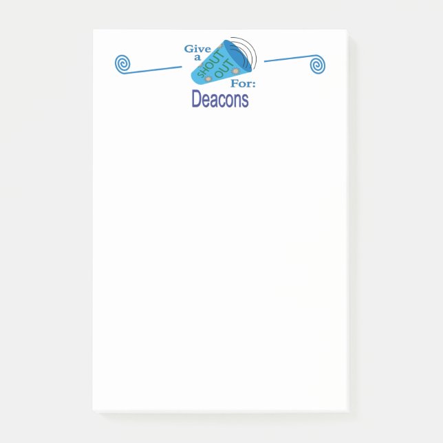 Post-it® Criez pour les diacres (Devant)