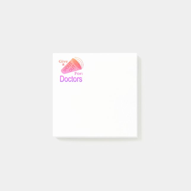 Post-it® Criez pour les médecins (Devant)