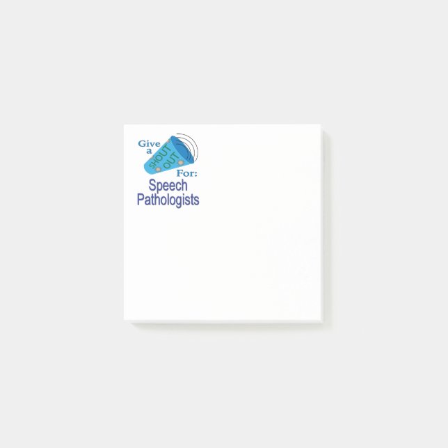 Post-it® Criez pour les orthophonistes (Devant)