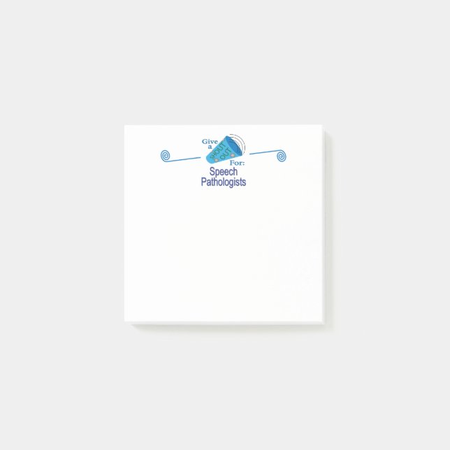 Post-it® Criez pour les orthophonistes (Devant)