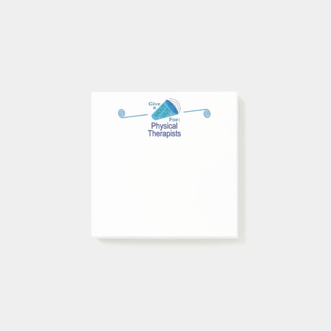 Post-it® Criez pour les physiothérapeutes (Devant)