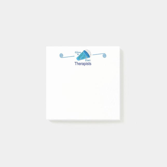 Post-it® Criez pour les thérapeutes (Devant)