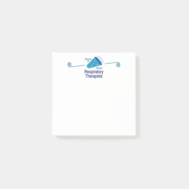 Post-it® Criez pour les thérapeutes respiratoires (Devant)
