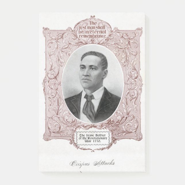 Post-it® Crispus Attucks : Martyr de la révolution américai (Devant)