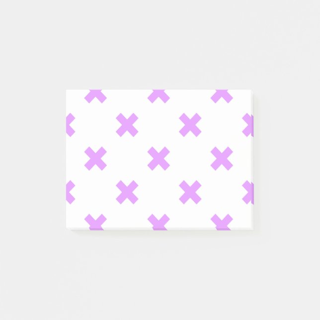 Post-it® Crochets Lilac sur blanc (Devant)