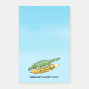 Post-it® Crocodile Fusée