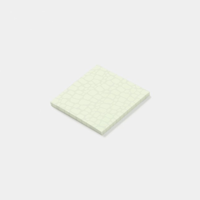 Post-it® crocodile vert sauvage Gradient Aquarelle minimale (Incliné)