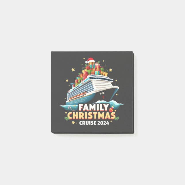 Post-it® Croisière de Noël en famille 2024 tenue de match (Devant)
