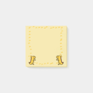 Post-it® Croissant Dinosaur Notes collantes