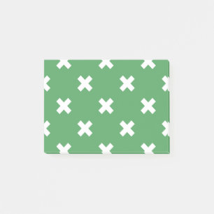 Post-it® Croix blanche sur le vert