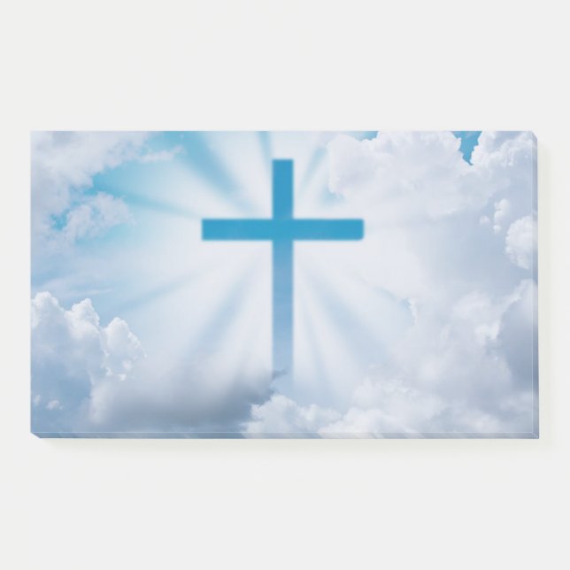Post-it® Croix Bleue Dans Le Ciel (Devant)
