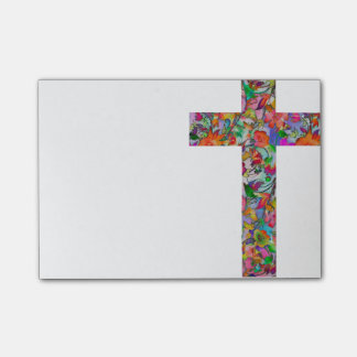 Post-it® Croix florale