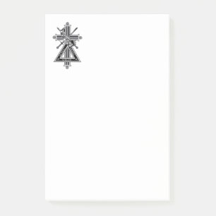 Post-it® Croix freemasonique