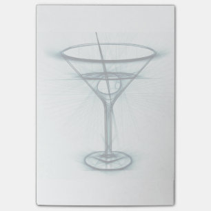 Post-it® Croquis en verre Martini